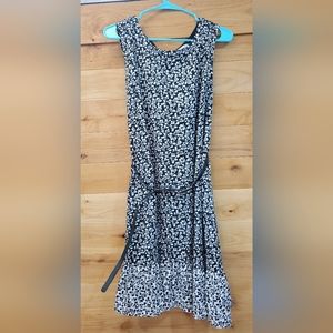 Motherhood Maternity Belted Dress, XL